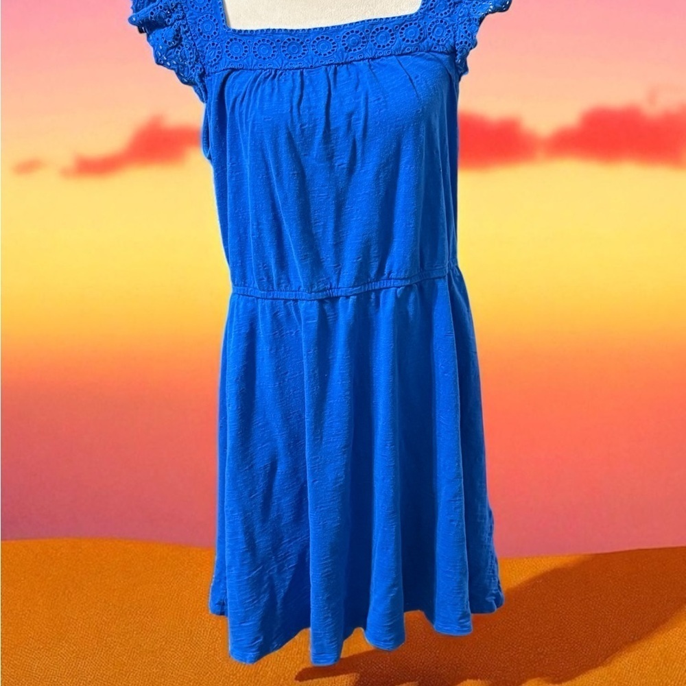 Talbots Blue Midi Dress